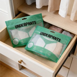 Logo personnalisé pour l'emballage des vêtements, <span class=keywords><strong>sac</strong></span> en plastique, respectueux <span class=keywords><strong>de</strong></span> l'environnement, biodégradable, emballage <span class=keywords><strong>de</strong></span> t-shirt, sous-vêtements, chaussettes, <span class=keywords><strong>sac</strong></span> en mylar - Product Image 2