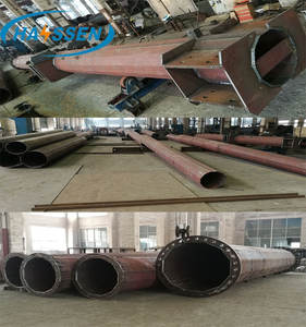 Poteau monopolaire en acier pour 132 kV, 138 kV, 169 kV - Product Image 4