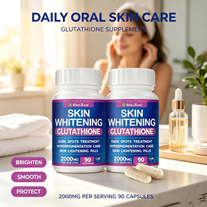 WinsTown Glutathion : Capsules de supplément alimentaire naturel pour un teint éclatant et uniforme, antioxydant - Product Image 2