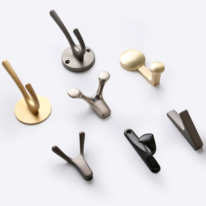 Gancho de pared de aleación de zinc, forma redonda, para cocina, baño, almacenamiento de toallas y abrigos, montaje en paredes detrás de puertas - Product Image 5