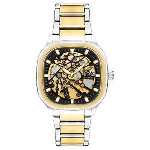 Montre pour homme carrée luminescente, bracelet en acier étanche, montre de mode automatique mécanique - Product Image 1