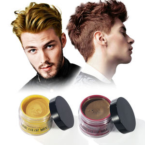 Marque privée Ingrédient organique Lavable Or Cuivre <span class=keywords><strong>Teinture</strong></span> Styling Temporaire Couleur de Cheveux Cire pour Femmes Hommes Enfants - Product Image 1