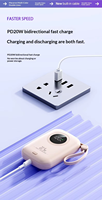 Batterie externe portable compacte 22,5 W, nouveau modèle, charge ultra-rapide, affichage numérique, grande capacité 10000 mAh