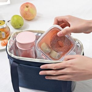 Sac isotherme de gros 2022, grande capacité, épaissi, imperméable, avec poignées, sac fourre-tout isotherme pour le déjeuner - Product Image 3