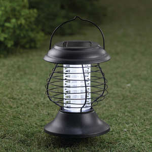 Lámpara solar antimosquitos, linterna LED para exteriores, control de plagas montado en el suelo para patios y césped - Product Image 1