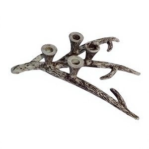 Antler Design Bougeoir Table Affichage Chandelier Titulaire Stand Vintage Style Bougeoir De Table Pour La Fête De Noël Décor - Product Image 1