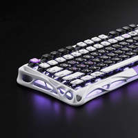 Teclado Mecánico para Juegos GravaStar Mercury V75 HE con Estructura de Junta, Cableado, Aleación de Aluminio, Interruptor Magnético Jade PRO
