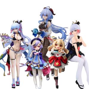 5 estilos juego Genshin Impact <span class=keywords><strong>GanYu</strong></span> Klee Anime figuras de acción PVC estatua modelo muñeca Decoración Juguetes chico regalo - Product Image 1
