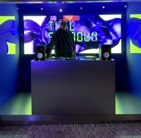 Pantalla Led de mesa de DJ Livehouse 1,92*0,96*0,8 m impermeable 3 lados cabina de DJ pantalla Led Panel de mesa de DJ para interior y exterior