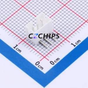 W2001100-3PW2113 Wire-to-Board Pin Header Bent Lead Through Hole,P=2mm Connector 1x3P 2mm Right Angle Insert PH - Product Image 1