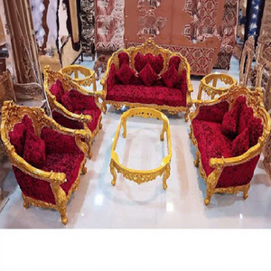 Juego de Sofás de Madera de Teca de Estilo Moderno para Decoración del Hogar, con Tamaño Personalizado, Color Personalizado, Muebles Tallados a Mano para Eventos - Product Image 1