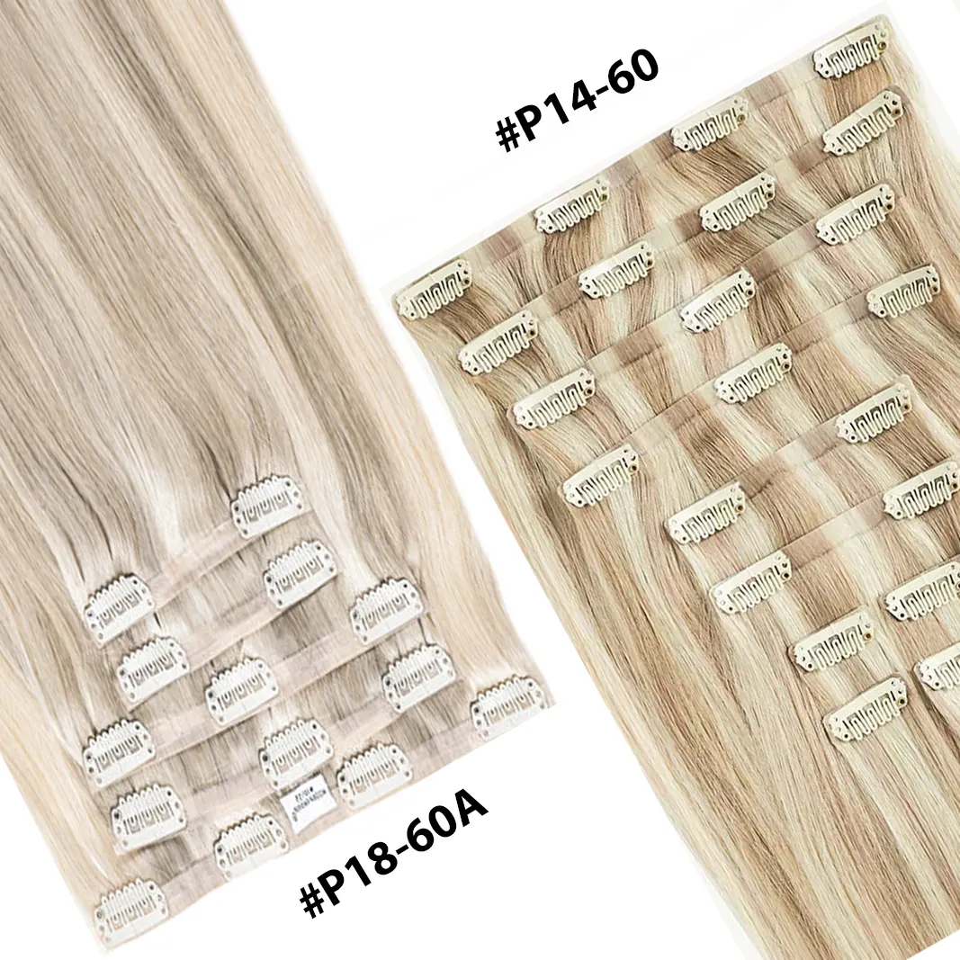 Eer Haar 30 Inch Clip In Hair Extensions Rauwe Maagdelijke Cuticula Uitgelijnd Menselijk Haar Clip In