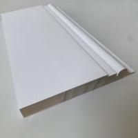 Plinthe de sol en pin blanc apprêté pour le marché des constructeurs résidentiels, pour la décoration des murs inférieurs, fourniture en gros pour les constructeurs