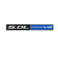 Autocollant d'emblème 3D personnalisé pour moteur V8 5.0L, badge de camion, décalcomanie pour véhicules F-150 GT, personnalisable