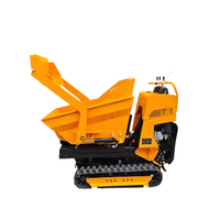 Chinesischer Hersteller Liefert 500kg Mini-Dumper Hydraulischer Raupendumper Günstigster Kettengetriebener Mini-Dumper-Truck