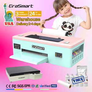 EraSmart A3 33cm Direct Transfer Film Printer Machine Pink XP600 Pet Film 13Inch Dtf Printer With Pink Oven For Any Textile - Product Image 1