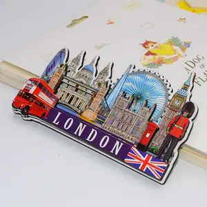 Custom Country Landscape Tourist Souvenir Promotional Gifts Wooden 3D Fridge Magnet