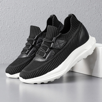 Chaussures de course en mesh pour hommes 36-44, chaussures de sport tendance augmentant la taille pour l'été, chaussures de sport décontractées avec logo personnalisé Hambo