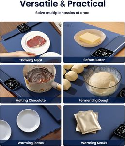 Foldable Silicone Food Warming Bandeja Elétrica Flexível Food Warming Mat Roll up Buffet Hot Plates Heat Pad - Product Image 4