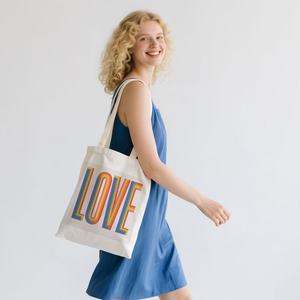 Tote Bag di cotone di medie dimensioni, - Product Image 5