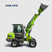 Chargeuse sur pneus télescopique électrique AOLITE ETL1200 de 1,2 tonne, chargeuse articulée compacte pour la construction agricole et la manutention de matériaux