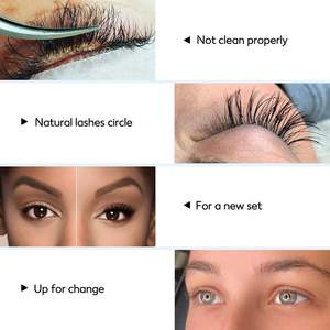 Extensión de pestañas de gel Removedor de pegamento de pestañas eficiente Eliminación fácil de removedor de pegamento de pestañas individuales - Product Image 5