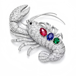 Nuevo Broche de Langosta de Oro de 14K con Piedra Natural, Hipoalergénico, Sin Níquel, Pin de Lujo para Regalo de Fiesta, Joyería Elegante para Mujer - Product Image 2