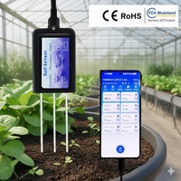 RD-SM-R LoT Lora RS485 Modbus IP68 ABS Étanche 4-20mA NPK EC Conductivité Température Humidité PH Testeur Capteur d'humidité du sol