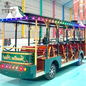 Fabrieks prijs attractiepark attracties toeristische elektrische tram stadsbus <span class=keywords><strong>trolley</strong></span> elektrische sightseeing auto te koop - Product Image 2