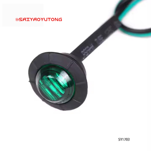 Indicador LED de nueva condición, luz indicadora lateral para remolque, V 12, 24V, amarillo, blanco, rojo, camiones, señal de giro, accesorio de luz para coche - Product Image 2