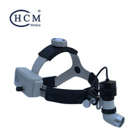Lampe frontale chirurgicale LED HCM 6693-2 5W, taille réglable, utilisée pour l'examen des équipements médicaux