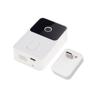Cámara de Timbre Inteligente Inalámbrica HD, Dispositivo de Monitoreo Antirrobo con Conexión WiFi para Hogar, Hotel y Oficina