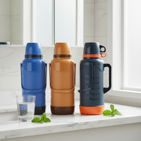 Termo de Plástico Reutilizable de Gran Capacidad (3.2L) a Precio de Fábrica, Botella de Agua Caliente para el Hogar