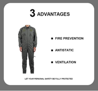 Combinaison tactique personnalisée Nomex résistante au feu et protectrice en fibre d'aramide pour les pilotes agents de bord voyageurs de l'espace