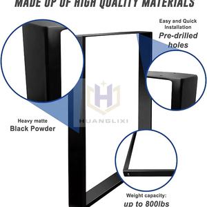اطارات طاولات للمطاعم الصناعية، اطارات معدنية لمكاتب المطاعم، اطار معدني للاثاث واستراحة الطعام والقهوة من الحديد الزهر - Product Image 5