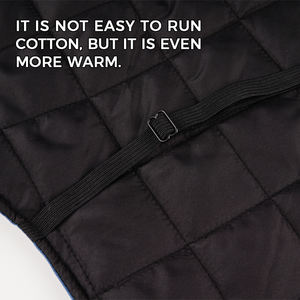 <span class=keywords><strong>Cheap</strong></span> inverno cão roupas alta colarinho <span class=keywords><strong>pet</strong></span> vestuário algodão outwear simplesmente cão roupas grande roupa do cão xl com cinto - Product Image 3