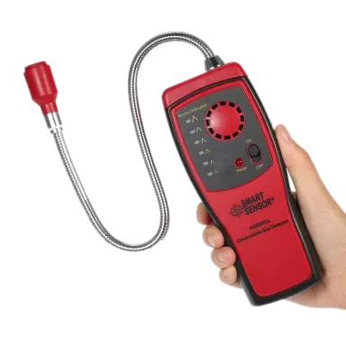 Phân tích khí ô tô cầm tay dễ cháy gas Detector gas rò rỉ vị trí âm thanh & báo động ánh sáng