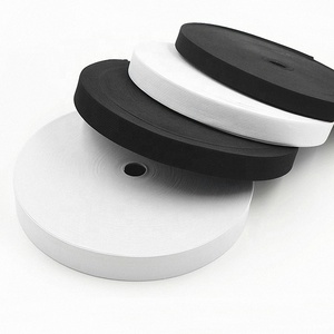 Nhà Máy Đàn Hồi Cao Màu Đen/Trắng Tùy Chỉnh 15Mm-50Mm Dệt <span class=keywords><strong>Ribbon</strong></span> Dệt Kim Bện Đàn Hồi Skinny Ban Nhạc Bán Buôn - Product Image 4