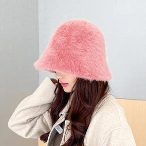 Bonnets d'hiver pour femmes épais chauds Skullies casquettes avec pompon extérieur coupe-vent écharpe ensemble 3D brodé tissu commun - Product Image 2