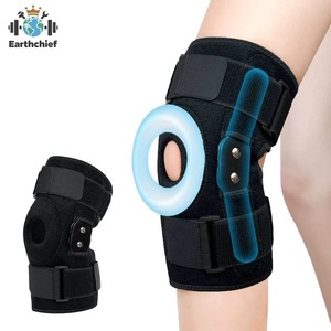 Penyangga Lutut Berengsel yang Dapat Disesuaikan, Neoprene Rodillera Con Bisagra, Perlindungan Medis Ortopedi Pasca Operasi, Tebal - Product Image 1