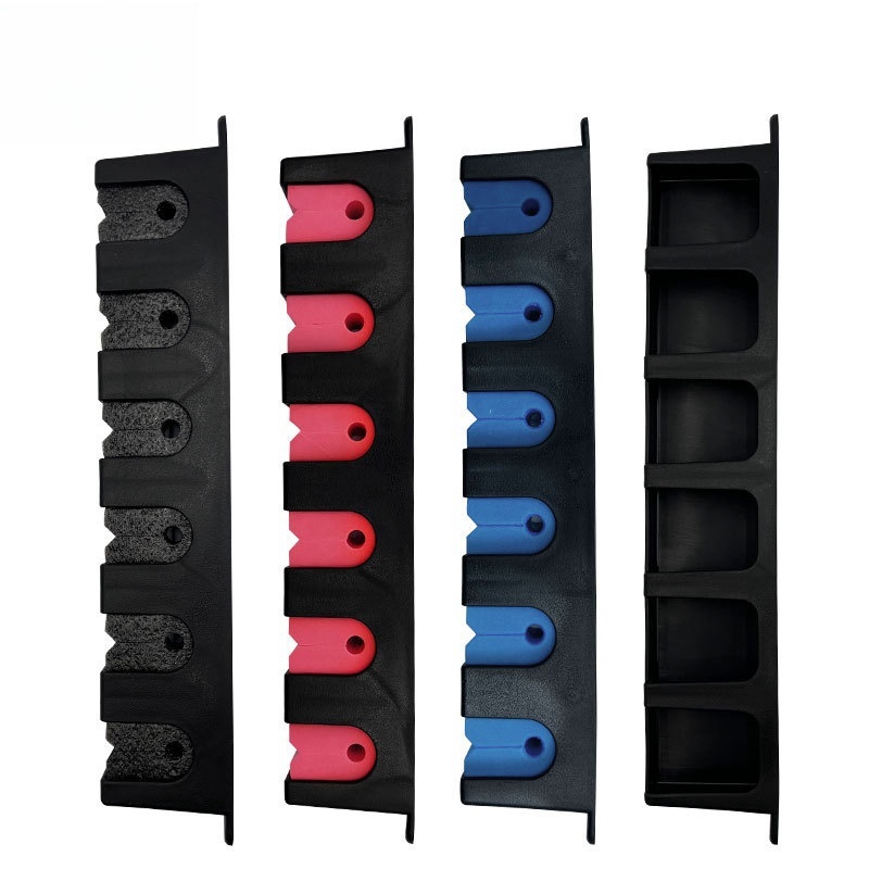 Hot Sale Plastic Fishing Rod Holder,Wall Mount & Vertical for Storage 6 Fishing Rods Fishing Pole Holder Rack Gear