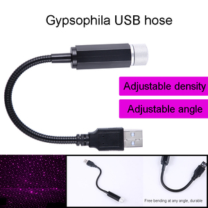 USB автомобильный проектор, светодиодный проектор звездного неба, лампа, аксессуары, интерьер, декоративный потолочный светильник для крыши автомобиля - Product Image 5