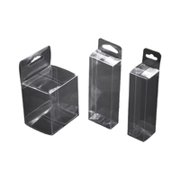 Boîte d'emballage en cube en poudre en PVC avec logo imprimé personnalisé Récipient en plastique transparent Nouveau produit
