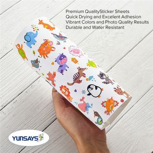 Hojas Autoadhesivas Imprimibles Impermeables para Impresora <span class=keywords><strong>de</strong></span> Inyección <span class=keywords><strong>de</strong></span> Tinta Papel Adhesivo <span class=keywords><strong>de</strong></span> Inyección <span class=keywords><strong>de</strong></span> Tinta, Vinilo Cosmético o Rollo Blanco Brillante - Product Image 3