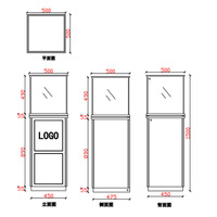 Muebles de Lujo para Tienda de Realidad Virtual, Exhibición de Joyería en Dorado, Aluminio con Iluminación LED, Ecológico, Impermeable y Personalizable