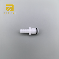 Connecteur mâle en acétal CPC 1/4'' à raccord rapide, accouplement à disque en plastique