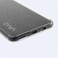 Prix d'usine pour l'étui de téléphone Vivo V21e 4g V29 Pro, étui de téléphone mobile transparent en TPU acrylique tout compris avec position de trou précise