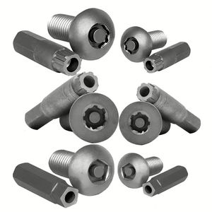 Tornillos para Madera de Zinc Amarillo y Blanco con Cabeza Avellanada DIN 7505, para Muebles y Tableros de Aglomerado - Product Image 1
