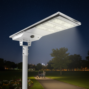 AurVigor HB 60W 80W LED Luz de inundación solar Aluminio para exteriores de alta calidad Larga vida útil Color blanco cálido Clasificación IP65 - Product Image 3