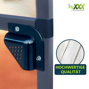 <span class=keywords><strong>Kit</strong></span> de porte <span class=keywords><strong>moustiquaire</strong></span> réglable à <span class=keywords><strong>cadre</strong></span> en aluminium Durable de haute qualité avec panneau de maille de Ventilation à montage sur charnière - Product Image 2